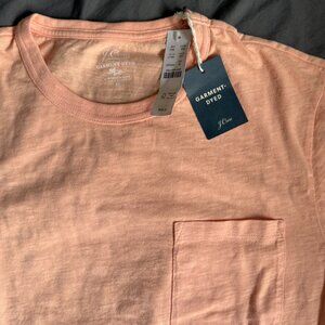 J. Crew Garment Dyed Slub Cotton S/S Tee Shirt medium $48